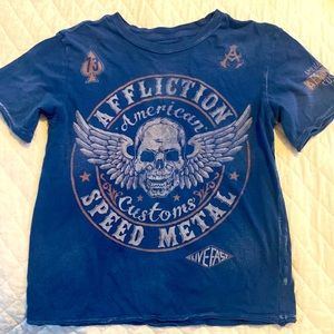 Youth small Affliction t-shirt, excellent condition